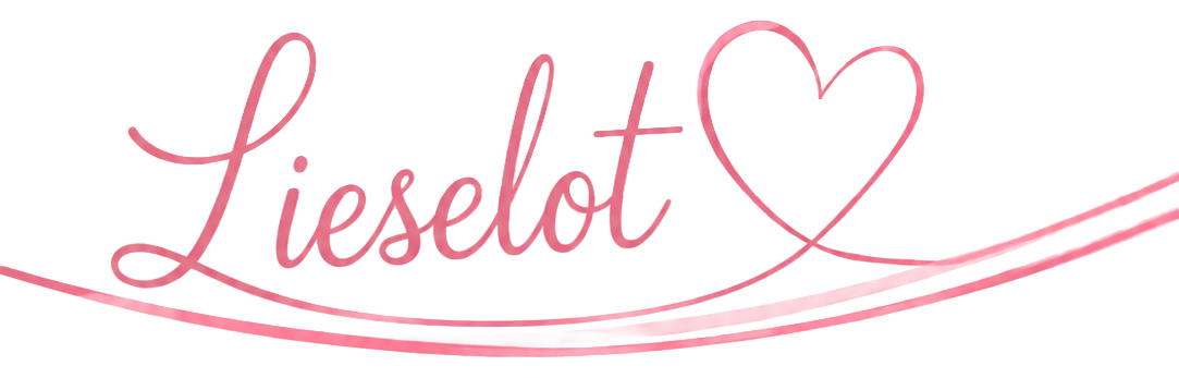 Handgeschreven naam Lieselot met een hartje in roze tinten door Diva onderkledij ouderen pagina